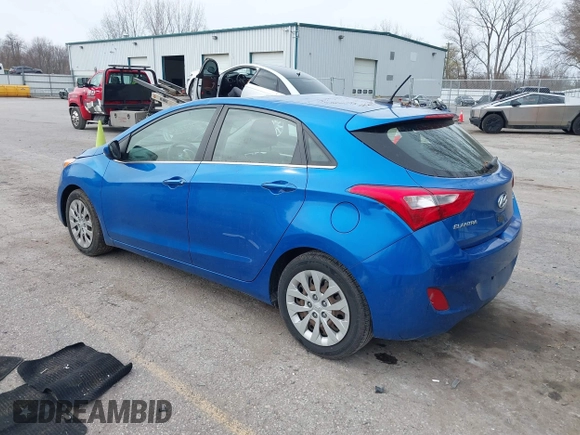 2017 Hyundai Elantra GT with VIN KMHD35LH3HU351962, listed as a IAAI auction lot 41938974 with 114,178 mi miles. Bid and sale history available at carsss.com. Image 3.