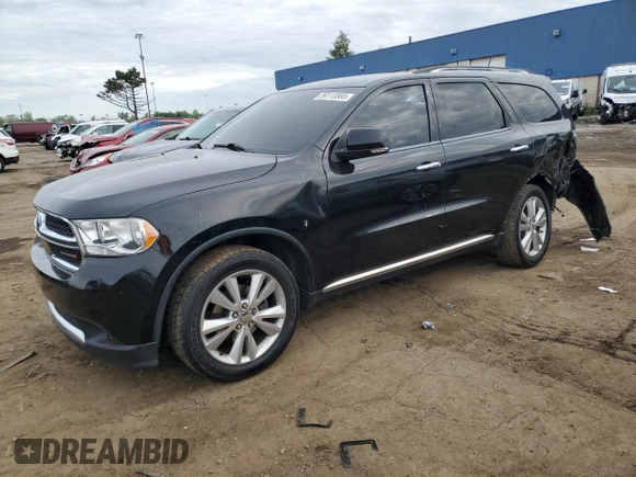2013 Dodge Durango Crew с VIN 1C4RDJDG5DC695945, выставлен на аукционе Copart как лот 59113565 с пробегом 136 299 миль миль и Чистый • Clean title. История ставок и продаж доступна на DreamBid. Изображение 1.