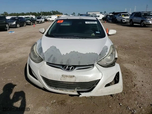 2016 Hyundai Elantra SE with VIN 5NPDH4AE6GH656812, listed as a Copart auction lot 47060045 with 162,225 mi miles and Salvage Title. Bid and sale history available at carsss.com. Image 11.