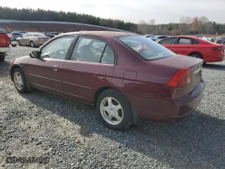 2002 Honda Civic LX with VIN 1HGES16632L034065, listed as a Copart auction lot 84804924 with 130,102 mi miles and Salvage Title. Bid and sale history available at carsss.com. Image 2.