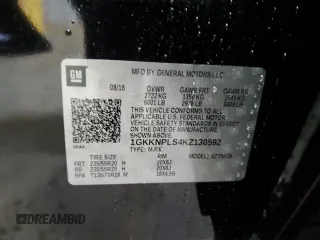 2019 GMC Acadia Denali с VIN 1GKKNPLS4KZ130592, выставлен на аукционе Copart как лот 52876425 с пробегом 71 485 миль миль и Списание • Salvage title. История ставок и продаж доступна на DreamBid. Изображение 15.