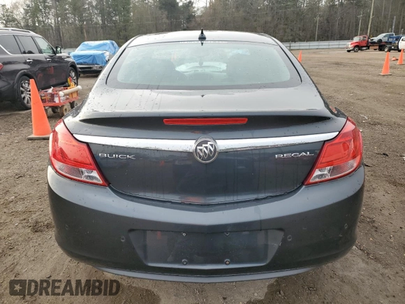 2013 Buick Regal Premium 1 with VIN 2G4GS5ERXD9225742, listed as a Copart auction lot 43608985 with 181,443 mi miles and Salvage title. Bid and sale history available at DreamBid. Image 6.