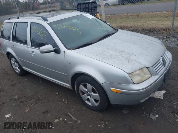 2003 Volkswagen Jetta with VIN WVWSP61J83W462354, listed as a IAAI auction lot 41076683 with 165,100 mi miles and . Bid and sale history available at DreamBid. Image 1.