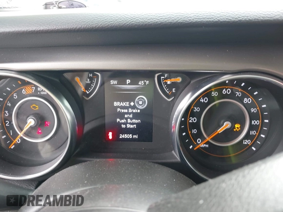2021 Jeep Wrangler Unlimited Willys with VIN 1C4HJXDN8MW595665, listed as a IAAI auction lot 41507555 with 24,505 mi miles and . Bid and sale history available at DreamBid. Image 7.