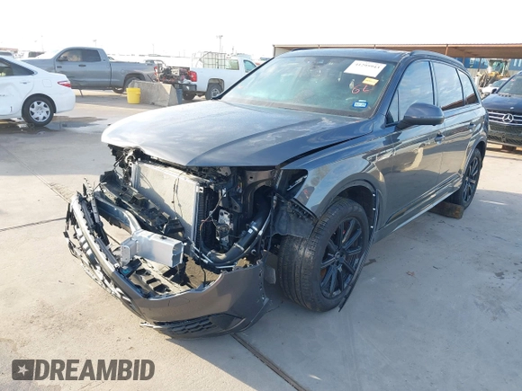 2024 Audi Q7 Premium Plus with VIN WA1LCBF76RD010388, listed as a IAAI auction lot 41295943 with 6,950 mi miles and . Bid and sale history available at DreamBid. Image 19.