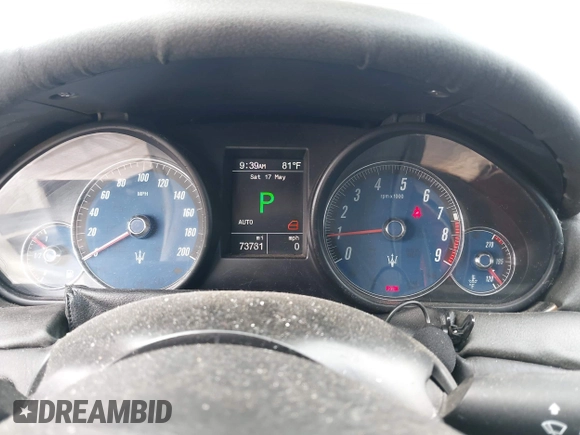 2012 Maserati GranTurismo S with VIN ZAM45KLA3C0062348, listed as a IAAI auction lot 42284460 with 73,731 mi miles and . Bid and sale history available at DreamBid. Image 7.