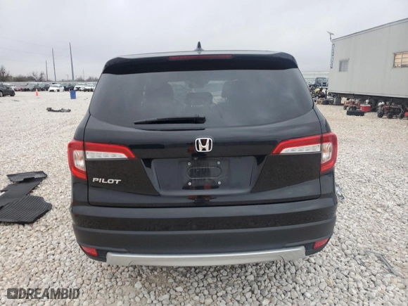 2021 Honda Pilot EX-L with VIN 5FNYF5H58MB047296, listed as a Copart auction lot 86299354 with 39,510 mi miles and Salvage Title. Bid and sale history available at carsss.com. Image 6.