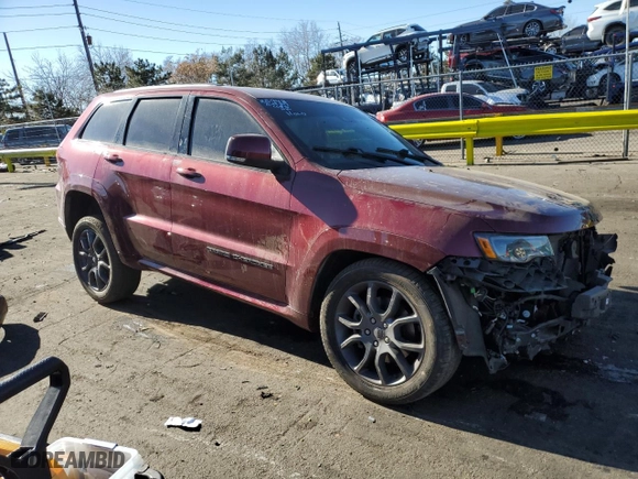 2021 Jeep Grand Cherokee Overland with VIN 1C4RJFCG0MC666800, listed as a Copart auction lot 88437045 with 44,958 mi miles and Salvage Title. Bid and sale history available at carsss.com. Image 4.