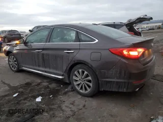 2017 Hyundai Sonata Sport with VIN 5NPE34AF4HH453107, listed as a Copart auction lot 88960945 with 82,082 mi miles and Salvage Title. Bid and sale history available at DreamBid. Image 2.