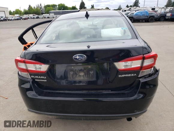 2018 Subaru Impreza Premium with VIN 4S3GKAD66J3605850, listed as a Copart auction lot 57211015 with Not provided miles and Salvage title. Bid and sale history available at DreamBid. Image 6.
