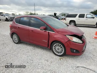 2013 Ford C-Max SEL with VIN 1FADP5BU3DL550877, listed as a Copart auction lot 53393705 with 184,879 mi miles and Salvage Title. Bid and sale history available at carsss.com. Image 4.