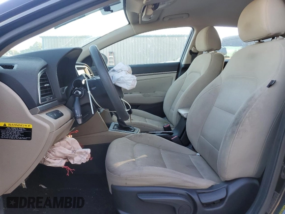 2018 Hyundai Elantra SEL with VIN 5NPD84LF8JH395292, listed as a Copart auction lot 87181254 with 81,262 mi miles and Salvage Title. Bid and sale history available at DreamBid. Image 7.