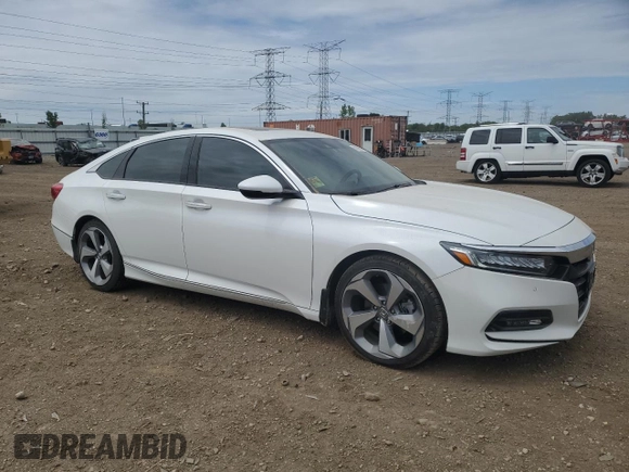 2019 Honda Accord Touring with VIN 1HGCV2F95KA017133, listed as a Copart auction lot 58395635 with 55,637 mi miles and Salvage title. Bid and sale history available at DreamBid. Image 4.