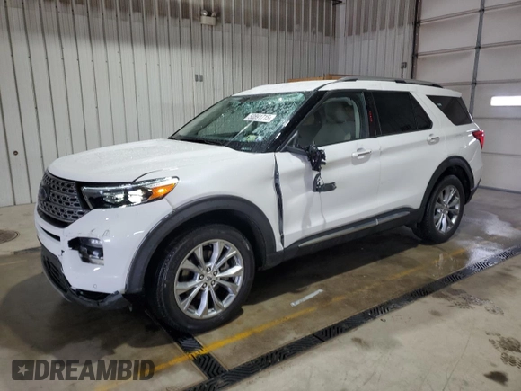 2022 Ford Explorer Limited with VIN 1FMSK8FH2NGB27972, listed as a Copart auction lot 50891715 with 29,132 mi miles and Salvage Title. Bid and sale history available at carsss.com. Image 1.