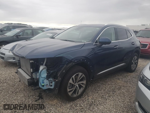 2022 Buick Envision Essence with VIN LRBFZPR47ND067434, listed as a Copart auction lot 82749104 with 13,935 mi miles and Salvage Title. Bid and sale history available at carsss.com. Image 1.