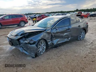 2023 Mazda 3 S Select with VIN 3MZBPABM4PM371032, listed as a Copart auction lot 60151205 with 3,437 mi miles and Salvage title. Bid and sale history available at DreamBid. Image 1.