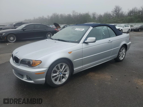 2004 BMW 3 Series 330Ci with VIN WBABW534X4PL48076, listed as a Copart auction lot 61491805 with 87,986 mi miles and Clean title. Bid and sale history available at DreamBid. Image 1.