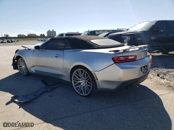 2017 Chevrolet Camaro 1SS with VIN 1G1FF3D77H0166005, listed as a Copart auction lot 89373005 with 0 mi miles and Salvage Title. Bid and sale history available at carsss.com. Image 2.