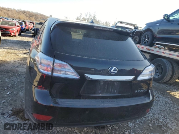 2012 Lexus RX 450h with VIN JTJZB1BAXC2006164, listed as a Copart auction lot 83709374 with 203,867 mi miles and Salvage title. Bid and sale history available at DreamBid. Image 6.