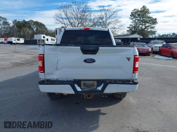 2019 Ford F-150 XL with VIN 1FTEW1E51KFC52807, listed as a IAAI auction lot 41383212 with 124,244 mi miles and . Bid and sale history available at DreamBid. Image 16.