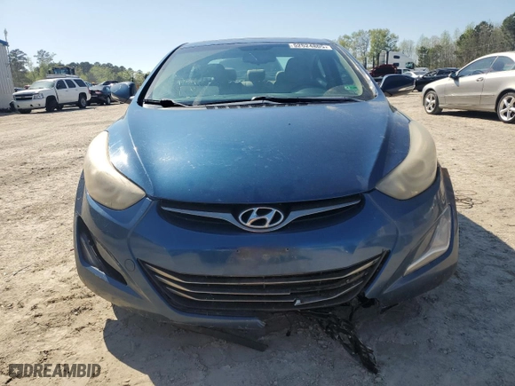 2014 Hyundai Elantra SE with VIN KMHDH4AE0EU145532, listed as a Copart auction lot 52524805 with 180,010 mi miles and Clean Title. Bid and sale history available at carsss.com. Image 5.