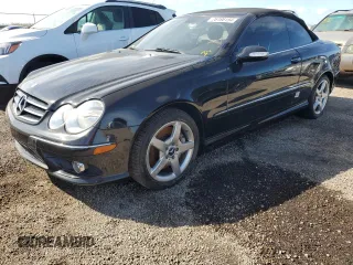 2006 Mercedes-Benz CLK-Class 5.0L with VIN WDBTK75G86T065318, listed as a Copart auction lot 76186154 with 85,902 mi miles and Salvage Title. Bid and sale history available at carsss.com. Image 1.