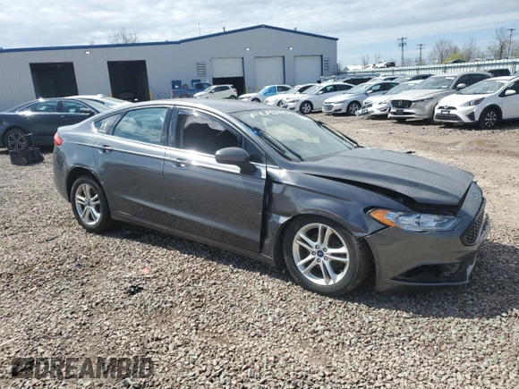 2018 Ford Fusion SE z VIN 3FA6P0H78JR108395, wystawiony jako Copart lot #55308795 z przebiegiem Nie podano mil oraz Szkoda całkowita • Salvage title. Historia ofert i sprzedaży dostępna na DreamBid. Obrazek 4.