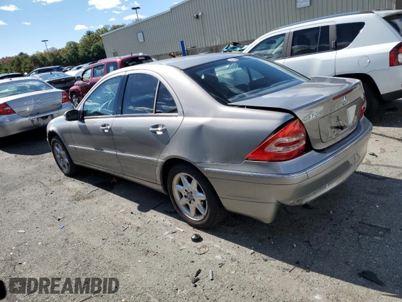 2004 Mercedes-Benz C 320 with VIN WDBRF64J54F538237, listed as a Copart auction lot 75284944 with 123,170 mi miles and Salvage Title. Bid and sale history available at DreamBid. Image 2.