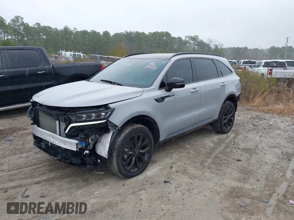 2023 Kia Sorento X-Line SX Prestige with VIN 5XYRKDLF0PG220283, listed as a IAAI auction lot 41728516 with 28,873 mi miles. Bid and sale history available at carsss.com. Image 18.