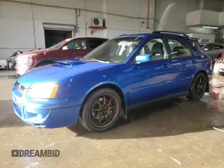 2004 Subaru Impreza Wagon (Natl) WRX Sport with VIN JF1GG29644G809663, listed as a Copart auction lot 41615485 with 159,544 mi miles and Salvage Title. Bid and sale history available at carsss.com. Image 1.