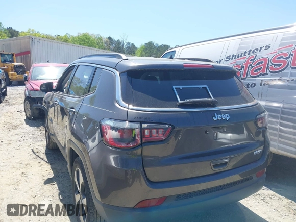 2018 Jeep Compass Latitude with VIN 3C4NJCBB3JT194188, listed as a IAAI auction lot 41996510 with 68,855 mi miles and . Bid and sale history available at DreamBid. Image 3.