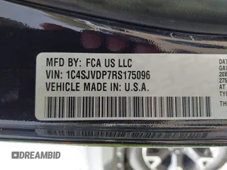 2024 Jeep Wagoneer Series III with VIN 1C4SJVDP7RS175096, listed as a IAAI auction lot 41836705 with 16,260 mi miles and . Bid and sale history available at DreamBid. Image 9.
