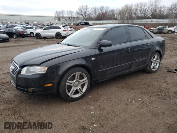 2005 Audi A4 2.0T with VIN WAUDF68E05A501634, listed as a Copart auction lot 84879474 with 205,312 mi miles and Clean Title. Bid and sale history available at carsss.com. Image 1.