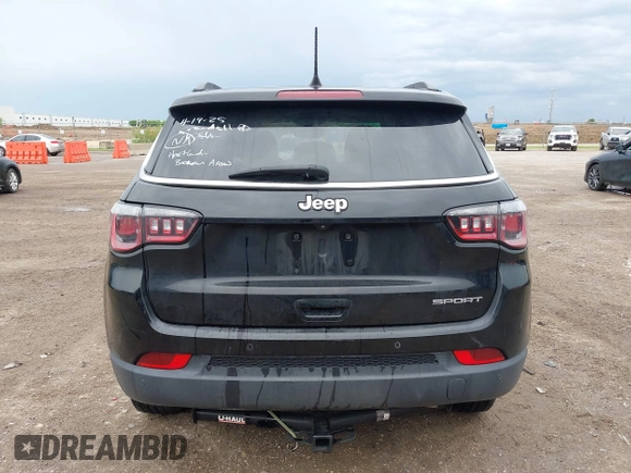 2019 Jeep Compass Sport z VIN 3C4NJCAB2KT848049, wystawiony jako IAAI lot #42119957 z przebiegiem 119 638 mil mil oraz . Historia ofert i sprzedaży dostępna na DreamBid. Obrazek 16.