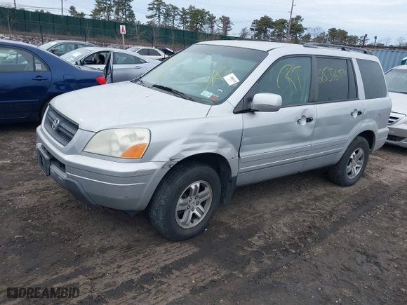 2003 Honda Pilot EX with VIN 2HKYF18513H600959, listed as a IAAI auction lot 41600484 with 999,999 mi miles. Bid and sale history available at carsss.com. Image 2.