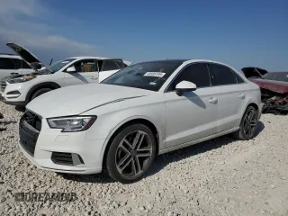 2019 Audi A3 Sedan Premium with VIN WAUAUGFF5K1009848, listed as a Copart auction lot 48695195 with 53,940 mi miles and Salvage Title. Bid and sale history available at carsss.com. Image 1.