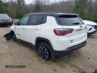2019 Jeep Compass Trailhawk с VIN 3C4NJDDB5KT671630, выставлен на аукционе IAAI как лот 41907634 с пробегом 80 488 миль миль и . История ставок и продаж доступна на DreamBid. Изображение 3.
