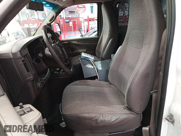 2013 Chevrolet Express Cargo with VIN 1GCSGAFX7D1134745, listed as a IAAI auction lot 42621716 with 44,779 mi miles and . Bid and sale history available at DreamBid. Image 33.