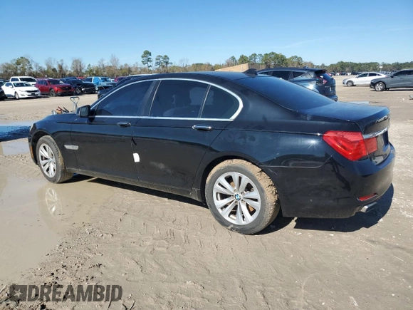 2012 BMW 7 Series 740i with VIN WBAKA4C52CDS99036, listed as a Copart auction lot 88492615 with Not provided miles and Salvage title. Bid and sale history available at DreamBid. Image 2.