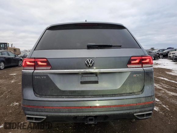 2021 Volkswagen Atlas SEL R-Line z VIN 1V2SR2CA5MC589807, wystawiony jako Copart lot #89106905 z przebiegiem 62 864 mil mil oraz Szkoda całkowita • Salvage title. Historia ofert i sprzedaży dostępna na DreamBid. Obrazek 6.