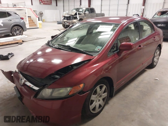 2008 Honda Civic LX with VIN 1HGFA165X8L071637, listed as a IAAI auction lot 41579354 with 239,735 mi miles and . Bid and sale history available at DreamBid. Image 2.