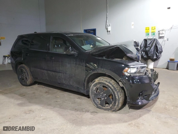 2020 Dodge Durango GT Plus with VIN 1C4RDJDG6LC406215, listed as a Copart auction lot 87589585 with 118,061 mi miles and Salvage Title. Bid and sale history available at carsss.com. Image 4.