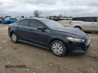 2016 Ford Fusion S with VIN 3FA6P0G71GR345370, listed as a Copart auction lot 44597195 with 0 mi miles and Salvage Title. Bid and sale history available at carsss.com. Image 4.