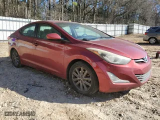 2015 Hyundai Elantra SE with VIN 5NPDH4AE2FH630450, listed as a Copart auction lot 46849155 with 142,731 mi miles and Salvage Title. Bid and sale history available at carsss.com. Image 4.
