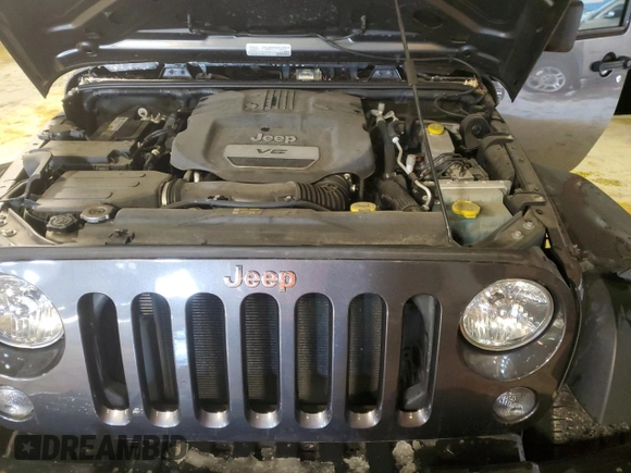 2017 Jeep Wrangler Willys Wheeler with VIN 1C4AJWAG3HL751703, listed as a Copart auction lot 88861635 with 14,114 mi miles and Salvage Title. Bid and sale history available at DreamBid. Image 12.