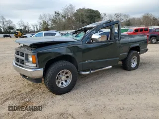 1991 Chevrolet Silverado 1500 with VIN 1GCDK14K6MZ165260, listed as a Copart auction lot 44546965 with 236,963 mi miles and Salvage Title. Bid and sale history available at DreamBid. Image 1.