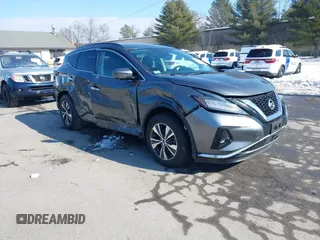 2020 Nissan Murano SV with VIN 5N1AZ2BS3LN100956, listed as a IAAI auction lot 41633618 with 84,375 mi miles and . Bid and sale history available at DreamBid. Image 1.