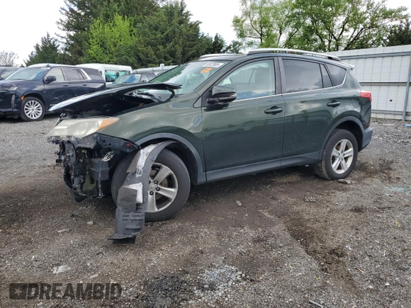 2013 Toyota RAV4 XLE z VIN 2T3WFREVXDW007783, wystawiony jako Copart lot #55922885 z przebiegiem Nie podano mil oraz Szkoda całkowita • Salvage title. Historia ofert i sprzedaży dostępna na DreamBid. Obrazek 1.