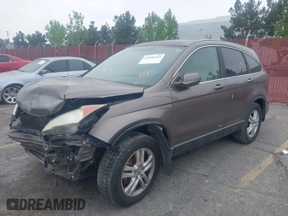 2011 Honda CR-V EX-L with VIN 5J6RE3H70BL008848, listed as a IAAI auction lot 42046445 with 156,240 mi miles. Bid and sale history available at carsss.com. Image 17.