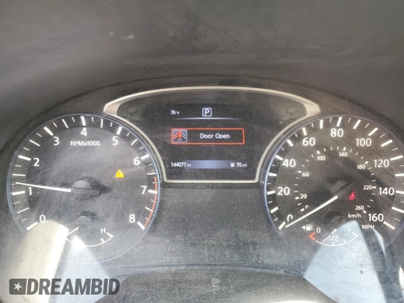 2017 Nissan Altima SR with VIN 1N4AL3AP1HC153124, listed as a Copart auction lot 41906585 with 144,077 mi miles and Salvage Title. Bid and sale history available at DreamBid. Image 9.